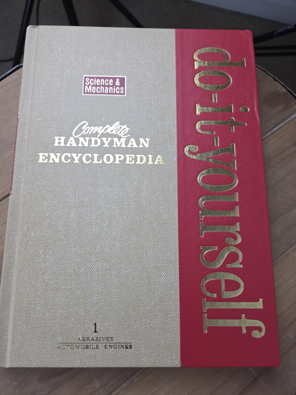 Complete Handyman Encyclopedia - Do-it-Yourself (Red & Tan)